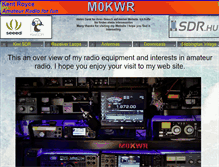 Tablet Screenshot of m0kwr.com